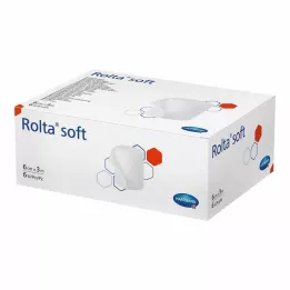 ROLTA myk syntetisk bomullsbandasje 6 cmx3 m, 6 stk