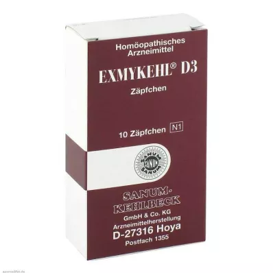 EXMYKEHL D 3 stikkpiller, 10 stk EXMYKEHL D 3 stikkpiller, 10 stk