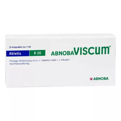 ABNOBAVISCUM Abietis D 20 ampuller, 8 stk