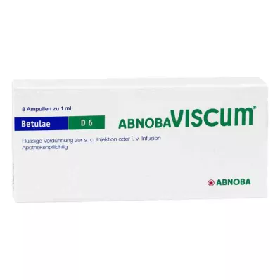 ABNOBAVISCUM Betulae D 6 ampuller, 8 stk