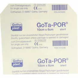 GOTA-POR Sårplaster sterilt 60x100 mm, 1 stk