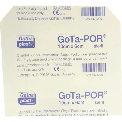 GOTA-POR Sårplaster sterilt 60x100 mm, 1 stk GOTA-POR Sårplaster sterilt 60x100 mm, 1 stk