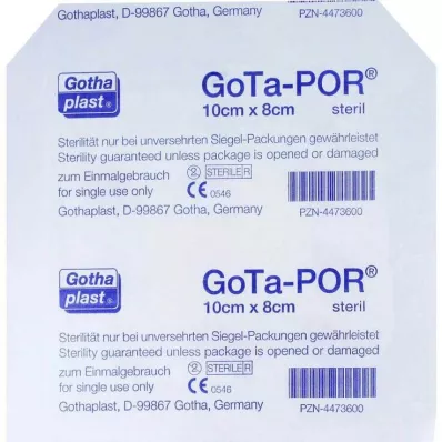 GOTA-POR Sårplaster sterilt 80x100 mm, 1 stk GOTA-POR Sårplaster sterilt 80x100 mm, 1 stk