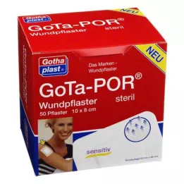 GOTA-POR Sårplaster sterilt 80x100 mm, 50 stk