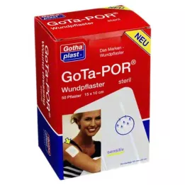 GOTA-POR Sårplaster sterilt 100x150 mm, 50 stk