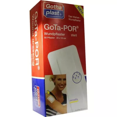 GOTA-POR Sårplaster sterilt 100x250 mm, 50 stk GOTA-POR Sårplaster sterilt 100x250 mm, 50 stk