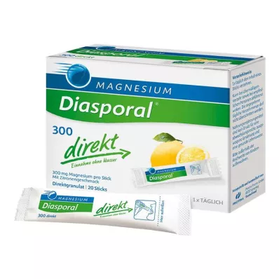 MAGNESIUM DIASPORAL 300 direkte granulat, 20 stk
