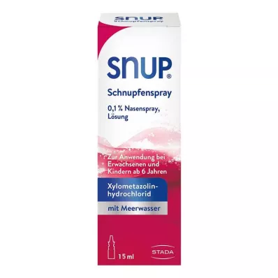SNUP Rhinittspray 0,1 % nesespray, 15 ml SNUP Rhinittspray 0,1 % nesespray, 15 ml