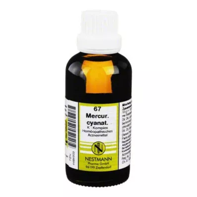 MERCURIUS CYANATUS K Complex No.67 Fortynning, 50 ml MERCURIUS CYANATUS K Complex No.67 Fortynning, 50 ml