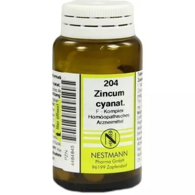 ZINCUM CYANATUM F Complex No.204 tabletter, 120 stk