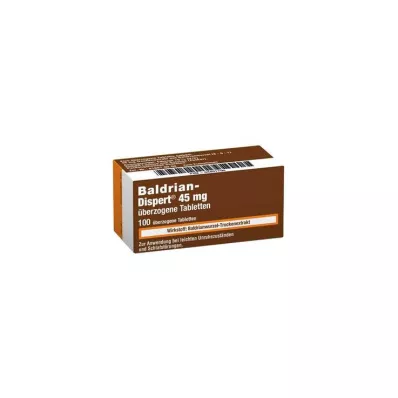 BALDRIAN DISPERT 45 mg belagte tabletter, 100 stk BALDRIAN DISPERT 45 mg belagte tabletter, 100 stk