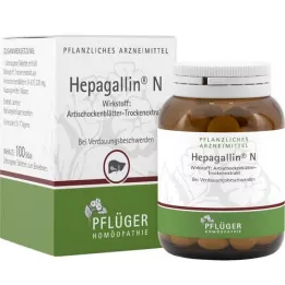 HEPAGALLIN N Belagte tabletter, 100 stk