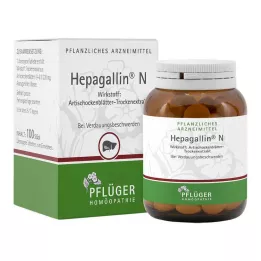 HEPAGALLIN N Belagte tabletter, 100 stk