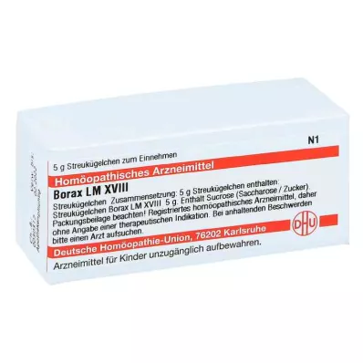 BORAX LM XVIII Globuli, 5 g BORAX LM XVIII Globuli, 5 g