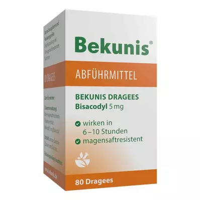 BEKUNIS Bisacodyl 5 mg enterotabletter, 80 stk BEKUNIS Bisacodyl 5 mg enterotabletter, 80 stk