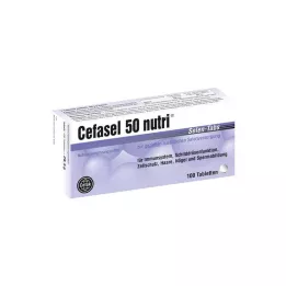 CEFASEL 50 næringsstofftabletter med selen, 100 stk