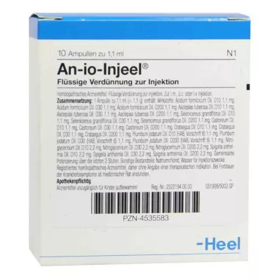 AN-IO Injeel-ampuller, 10 stk AN-IO Injeel-ampuller, 10 stk