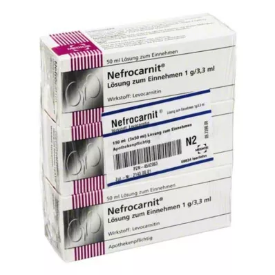 NEFROCARNIT Oral oppløsning, 150 ml