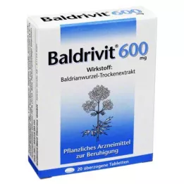 BALDRIVIT 600 mg belagte tabletter, 20 stk