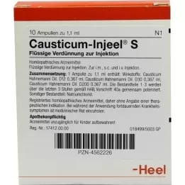 CAUSTICUM INJEEL S Ampuller, 10 stk