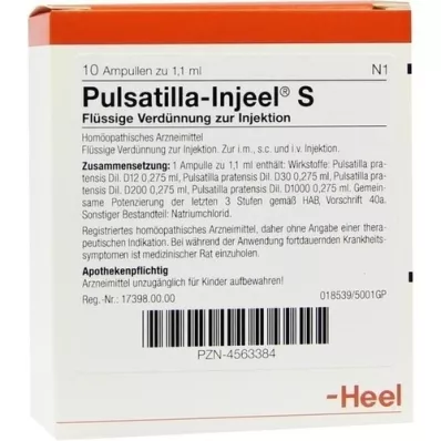 PULSATILLA INJEEL S Ampuller, 10 stk