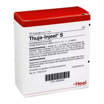 THUJA INJEEL S Ampuller, 10 stk