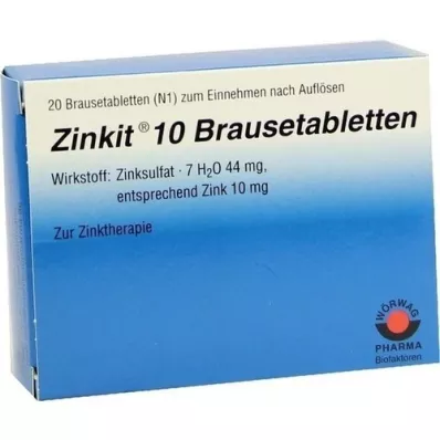 ZINKIT 10 brusetabletter, 20 stk