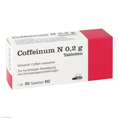 COFFEINUM N 0,2 g tabletter, 50 stk