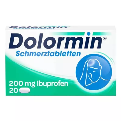 DOLORMIN Filmdrasjerte tabletter, 20 stk DOLORMIN Filmdrasjerte tabletter, 20 stk
