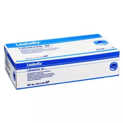 LEUKOFIX Bandasjeplaster 1,25 cm x 5 m, 24 stk