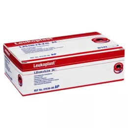 LEUKOPLAST 1,25 cmx9,2 m, 24 stk