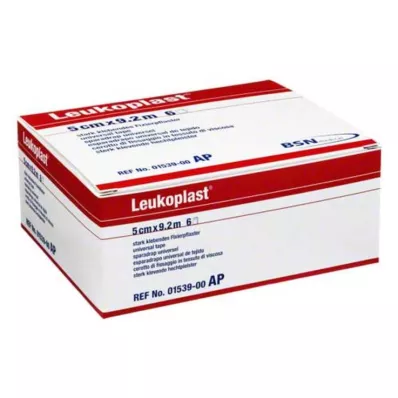 LEUKOPLAST 5 cmx9,2 m, 6 stk