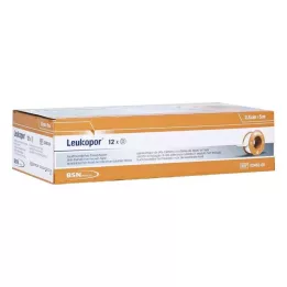 LEUKOPOR 2,5 cmx5 m, 12 stk