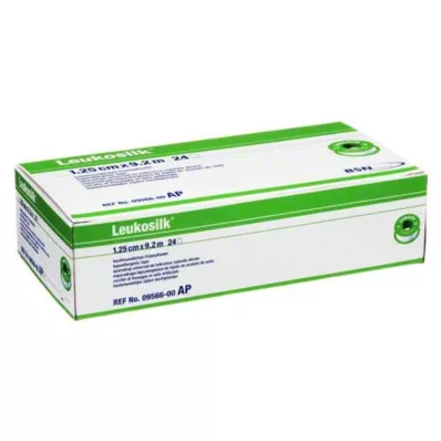 LEUKOSILK 1,25 cmx9,2 m, 24 stk LEUKOSILK 1,25 cmx9,2 m, 24 stk