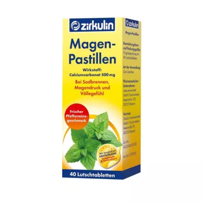 ZIRKULIN Magepastiller, 40 stk ZIRKULIN Magepastiller, 40 stk