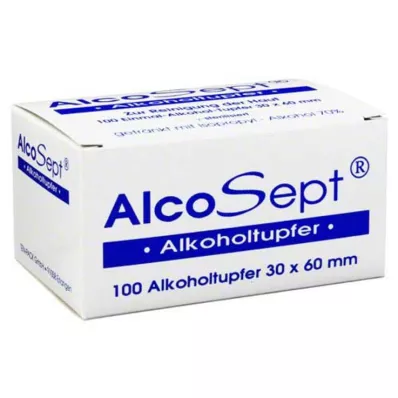 ALKOHOLTUPFER Alcosept, 100 stk