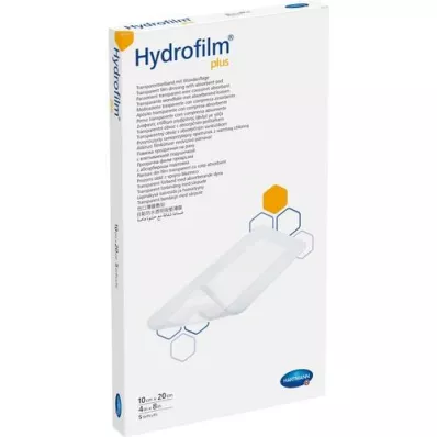 HYDROFILM Plus transparent bandasje 10x20 cm, 5 stk