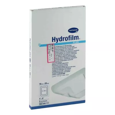 HYDROFILM Plus transparent bandasje 10x20 cm, 5 stk HYDROFILM Plus transparent bandasje 10x20 cm, 5 stk