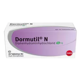 DORMUTIL N-tabletter, 20 stk