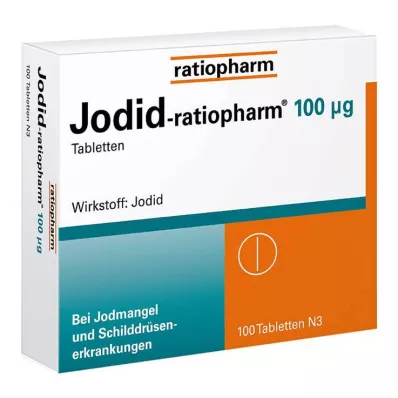 JODID-ratiopharm 100 µg tabletter, 100 stk JODID-ratiopharm 100 µg tabletter, 100 stk