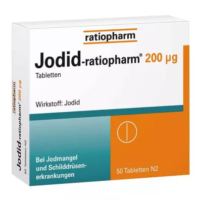 JODID-ratiopharm 200 μg tabletter, 50 stk JODID-ratiopharm 200 μg tabletter, 50 stk