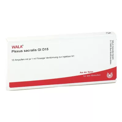 PLEXUS SACRALIS GL D 15 Ampuller, 10X1 ml