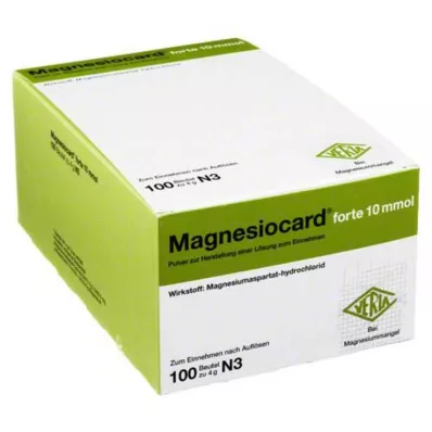 MAGNESIOCARD forte 10 mmol Plv.z.Her.e.Ls.z.Einn. 100 stk MAGNESIOCARD forte 10 mmol Plv.z.Her.e.Ls.z.Einn. 100 stk