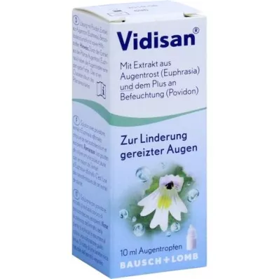 VIDISAN Øyedråper, 10 ml