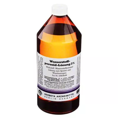 WASSERSTOFFPEROXID Oppløsning 3 %, 1000 ml WASSERSTOFFPEROXID Oppløsning 3 %, 1000 ml