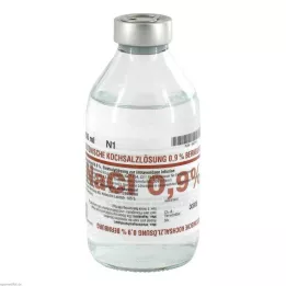ISOTONISCHE Saltvann 0,9 % Bernburg Inf.-L.Glass, 250 ml