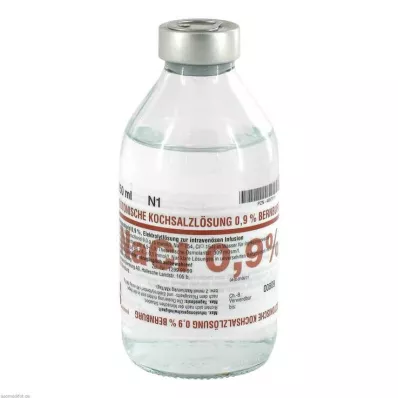 ISOTONISCHE Saltvann 0,9 % Bernburg Inf.-L.Glass, 250 ml