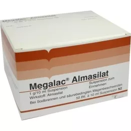 MEGALAC Almasilat-suspensjon, 50X10 ml