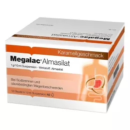MEGALAC Almasilat-suspensjon, 50X10 ml