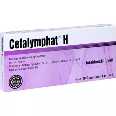 CEFALYMPHAT H Ampuller, 10X1 ml